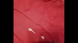Masturbating